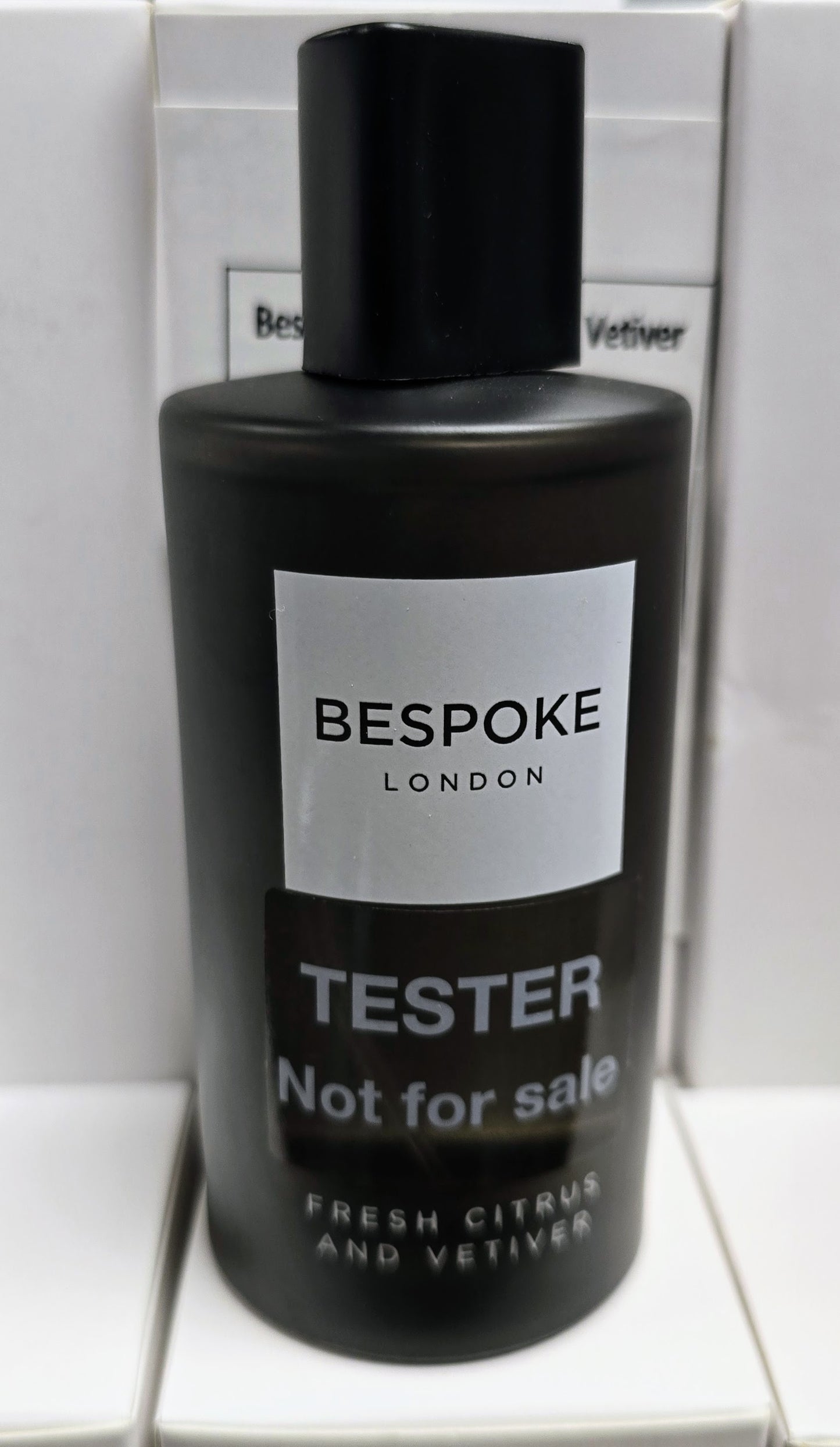 Bespoke London Men EDP 100ml Fresh Citrus and Vetiver UNUSED TESTER BOTTLE