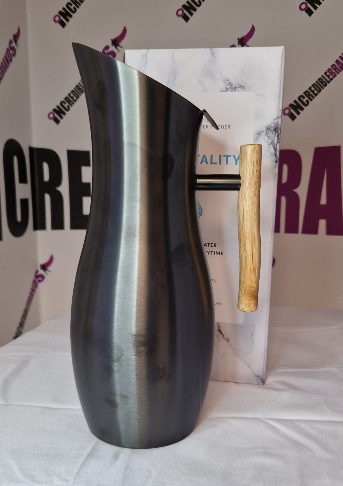 Invigorated Water Stainless Steel Alkaline Water Filter Jug