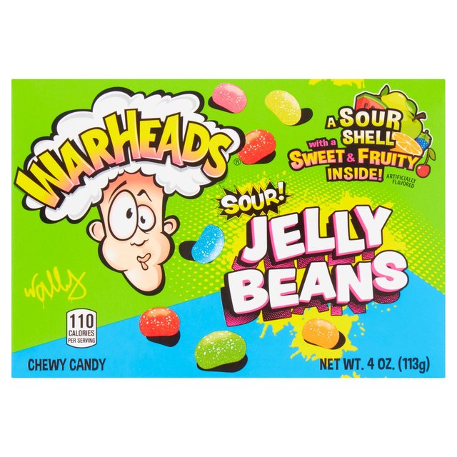 Warheads Sour Jelly beans - 113g