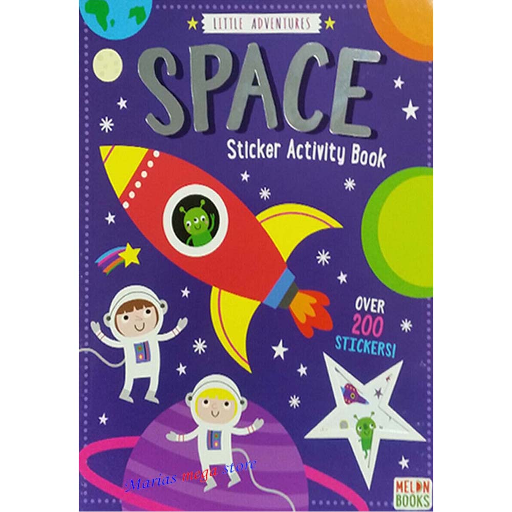 Little learners: Space sticker activity book