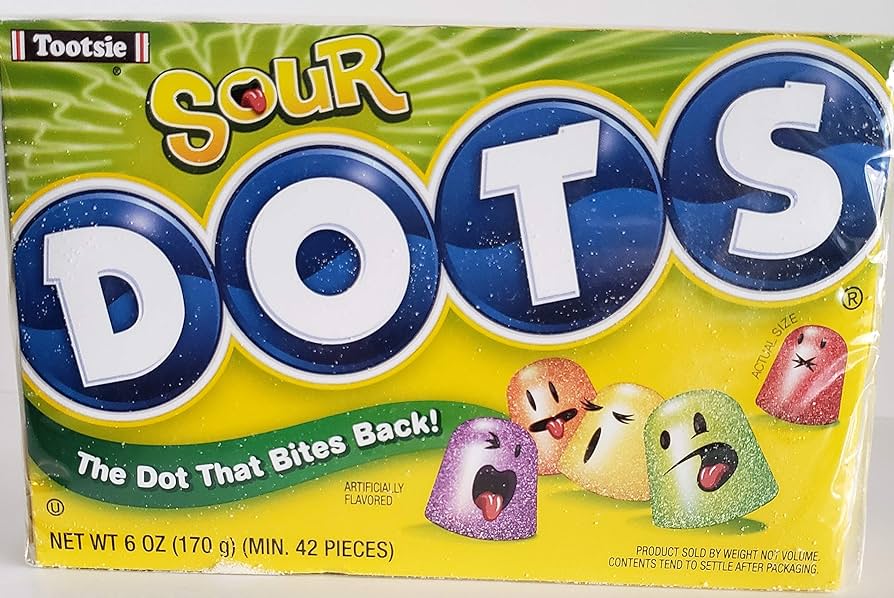 Tootsie sour dots 170g