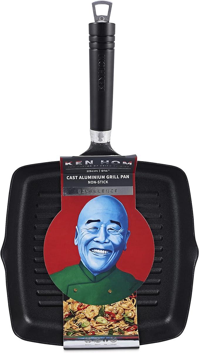 Ken Hom Cast Aluminium Non-Stick Grill Pan