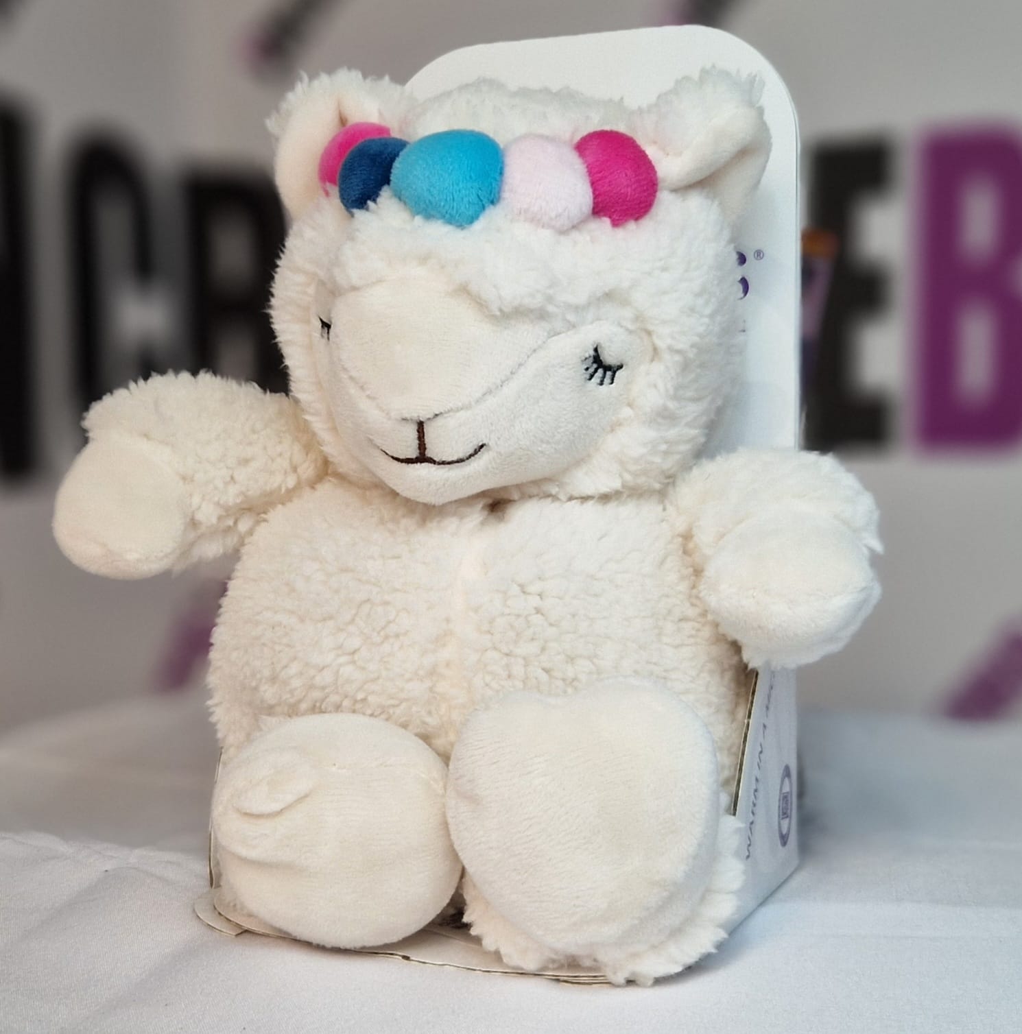 Warmies pink llama hotsell