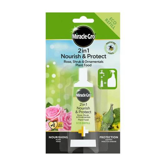 Miracle-Gro 2 in 1 Nourish and Protect Rose, Shrub & Ornamentals Plant Food