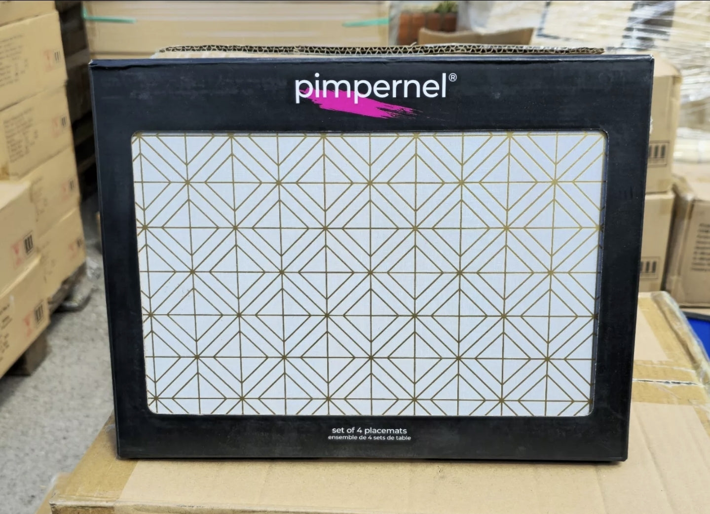 Pimpernel 30.5cm X 23cm Cork-Backed Luxury Eclipse Placemats Set of 6