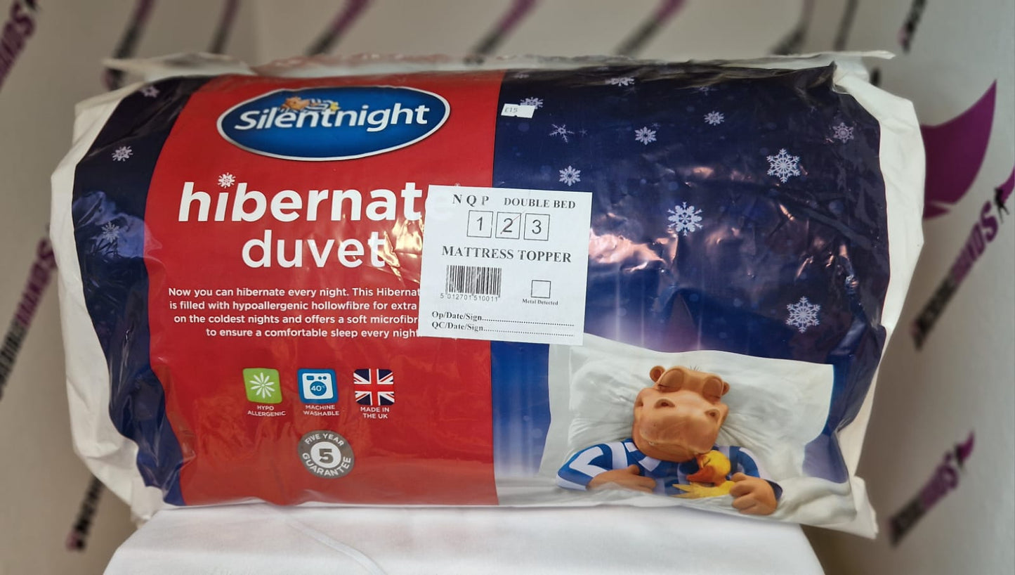Silent night hibernate duvet topper - Double
