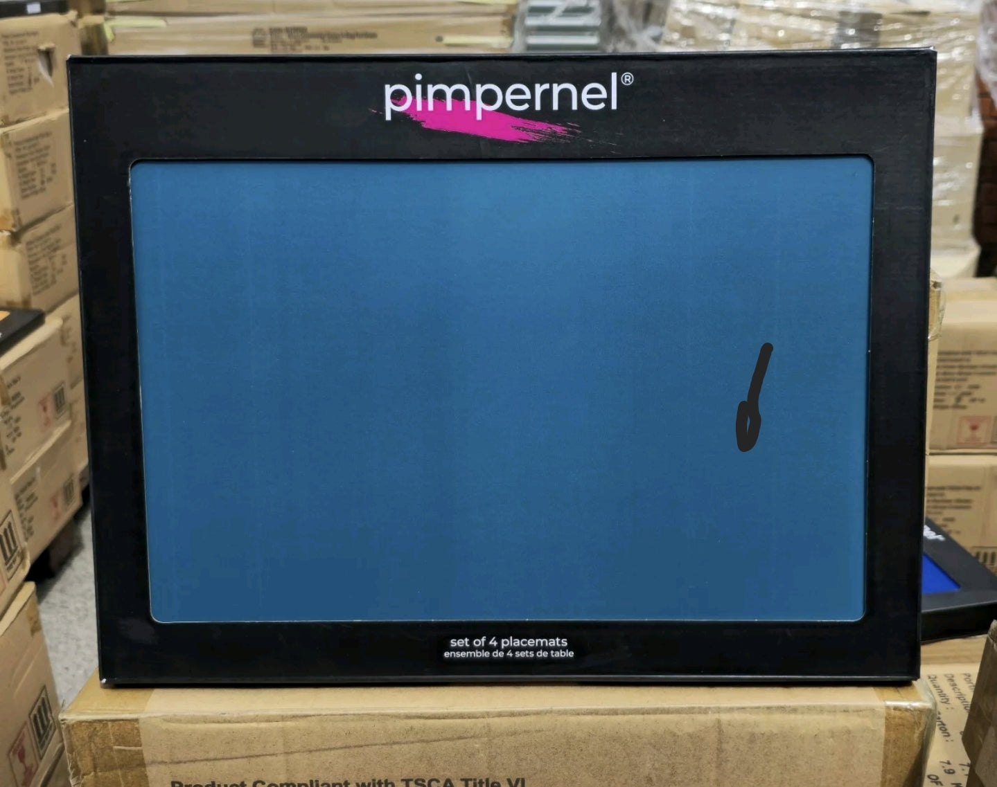 Pimpernel 40cm X 30cm Cork-Backed Luxury Evergreen Placemats Set of 4