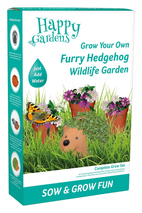 Happy gardens - Grow your own hedgehog wildlife garden