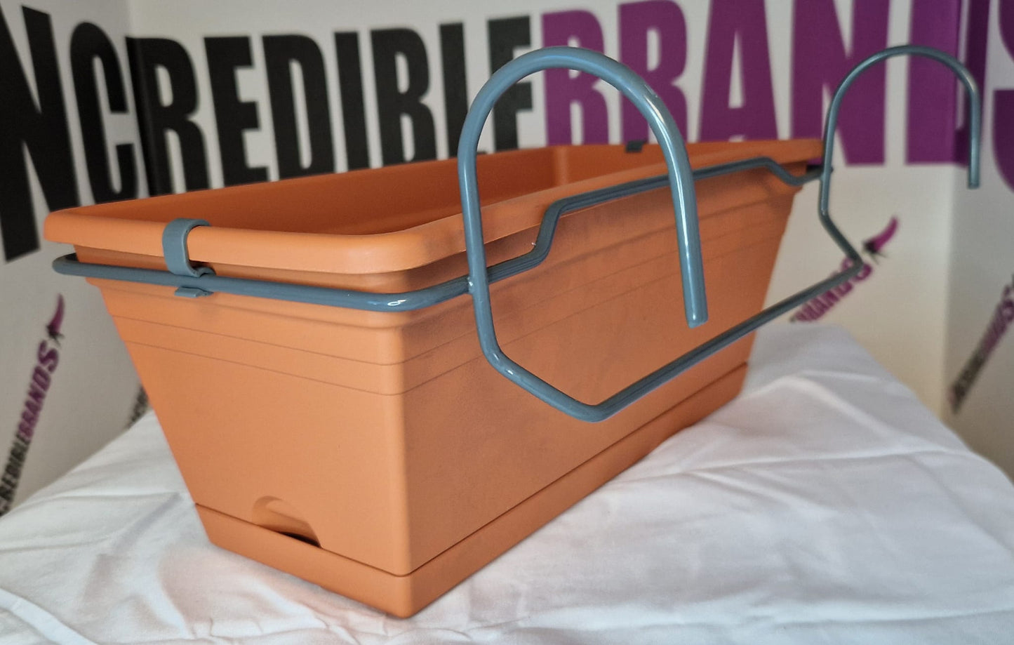 Florus Balcony Trough Terracotta - 40cm