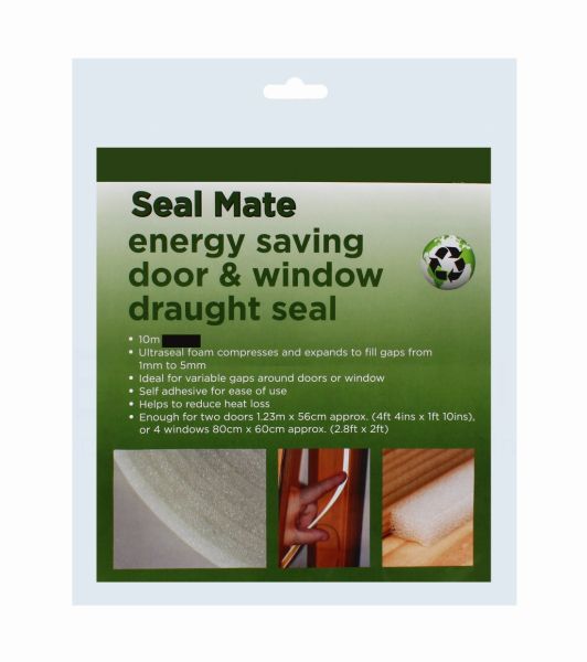 Seal mate - Energy saving door and window draught seal 10M