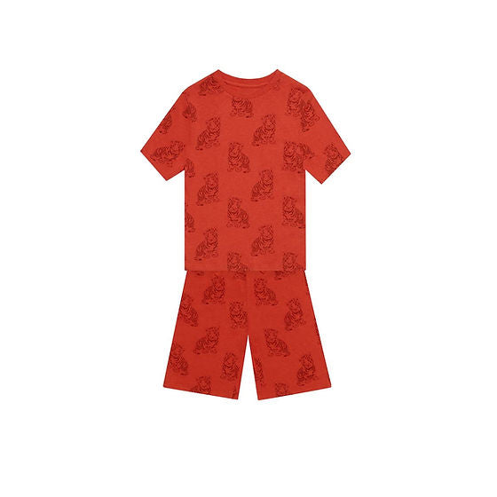 Green treat boys pajamas set. 2-3 years