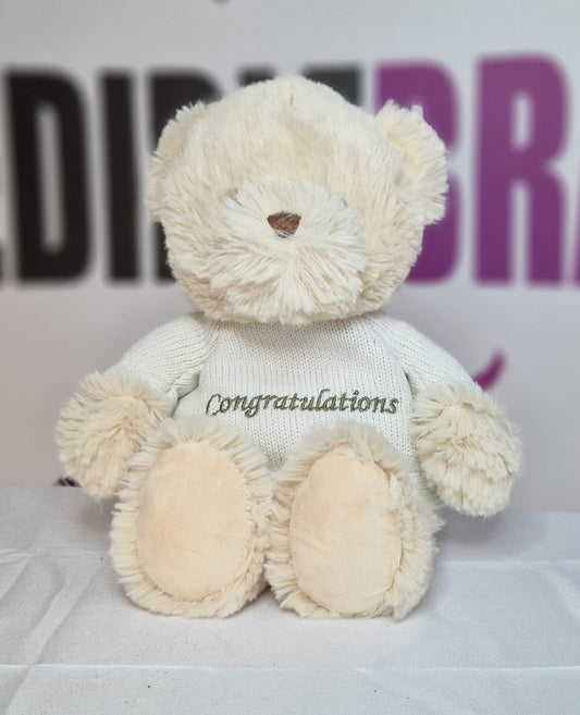 Warmies congratulations microwaveable heat bear