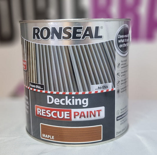 Ronseal decking rescue paint Maple 2.5L