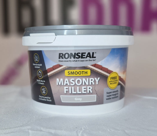 Ronseal smooth masonry filler - Grey 500g