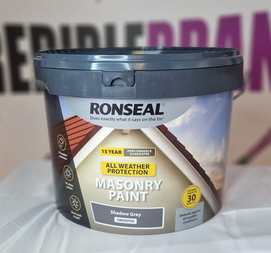 Ronseal masonry paint 10L - Shadow grey