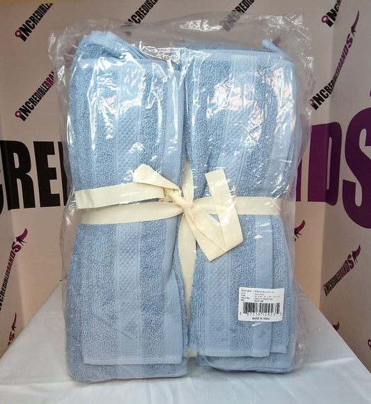 Wellhome Basics 8 Pack Of Towels set - Dusty blue