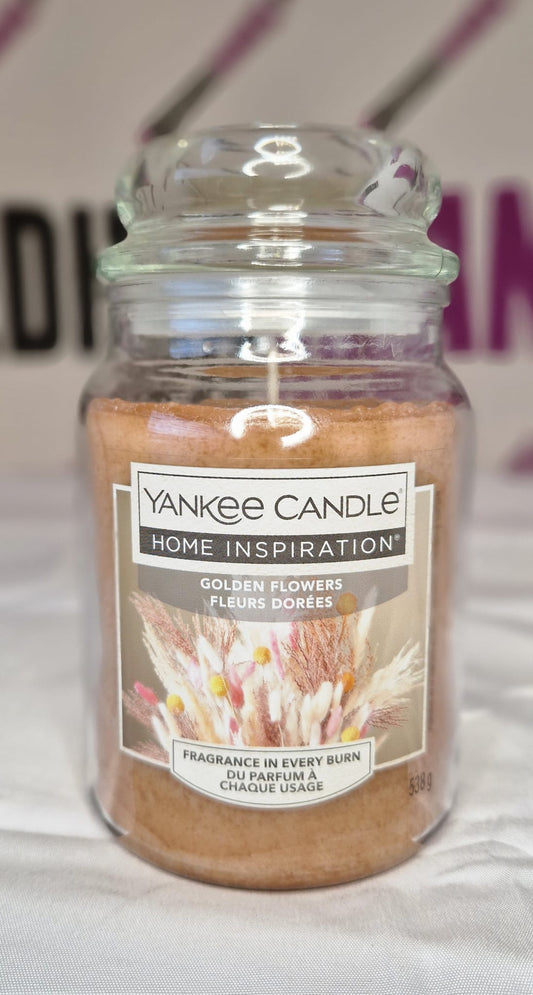 Yankee Candle Home Inspiration Golden Flowers Large Jar