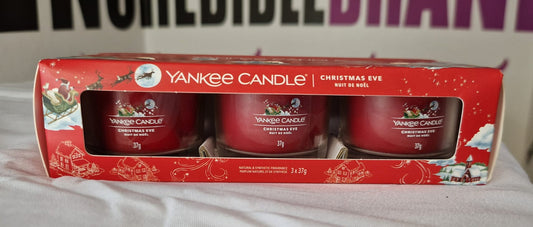 Yankee Candle Christmas Eve Candle Trio Set