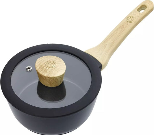 MasterChef 18cm Wood Look Sauce Pan