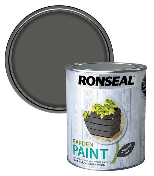 Ronseal garden paint 750ml - Charcoal grey