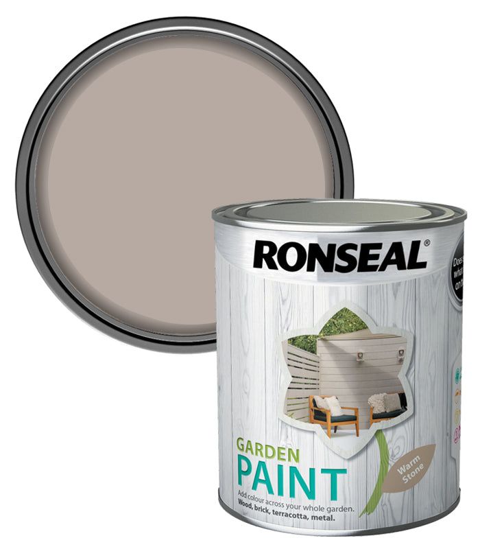 Ronseal garden paint 750ml - Warm stone