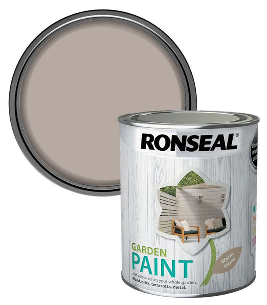 Ronseal garden paint 750ml - Warm stone