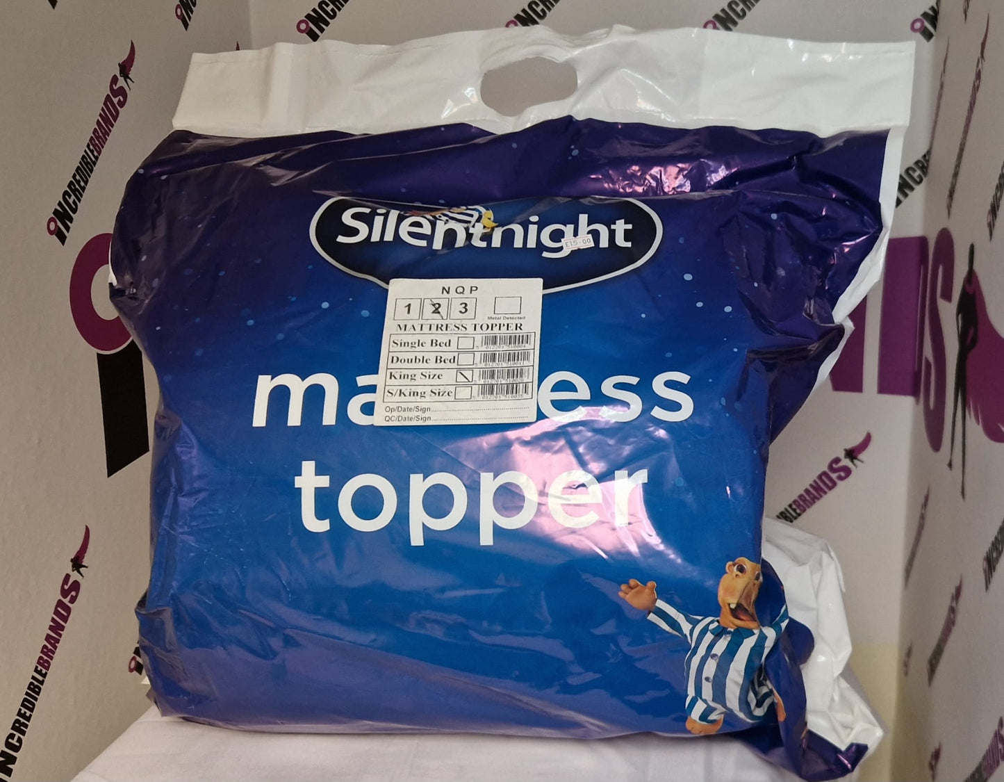 Silent night mattress topper - King size - Comfort control