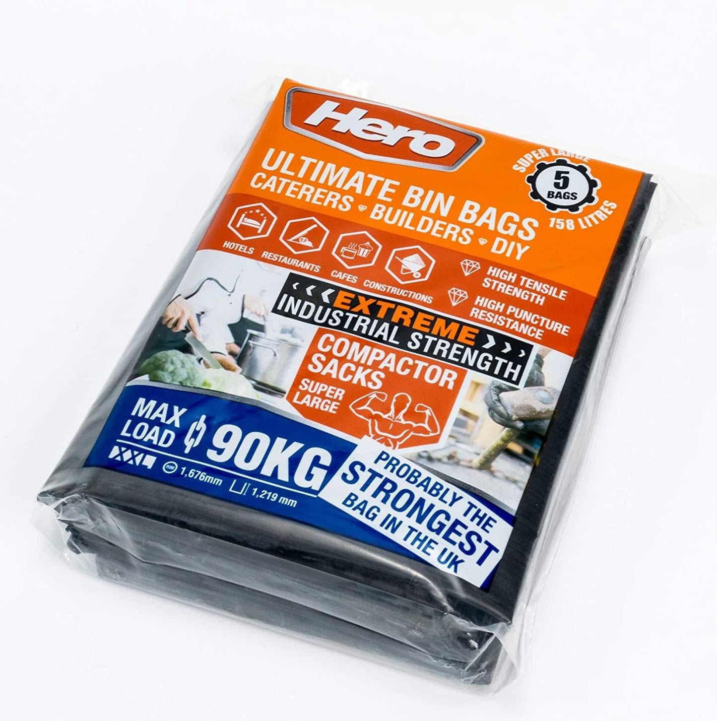 Hero: Ultimate extra strength bin bags