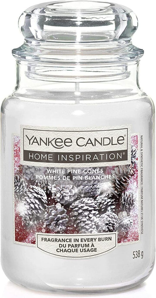 Yankee Home inspirations Large - White pine cones - 538g